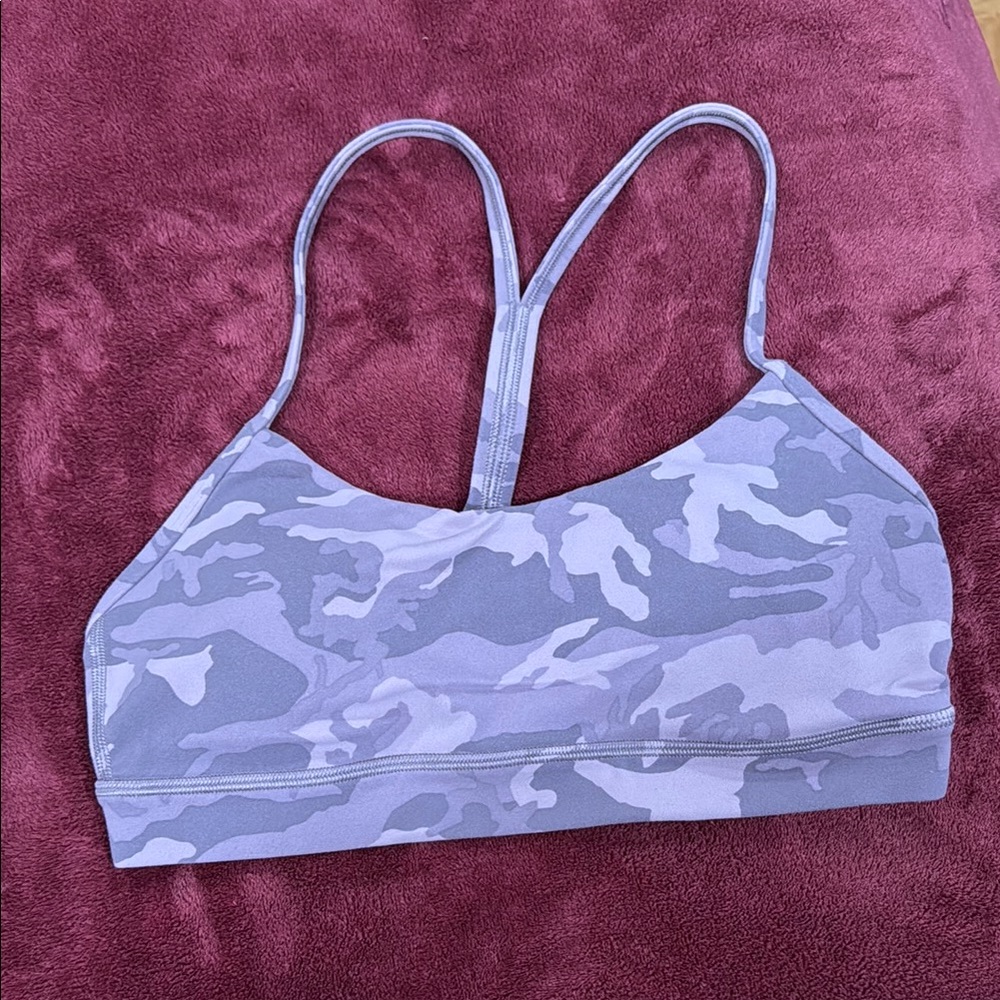 Camo Print Sports Bra